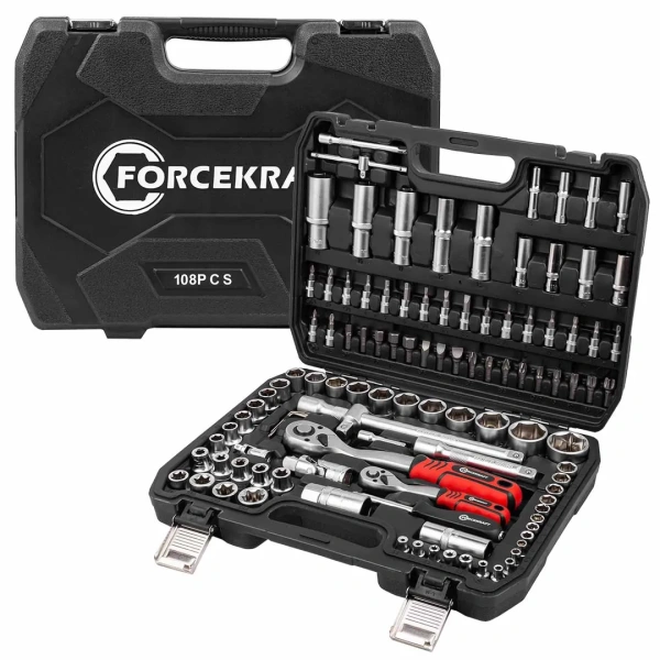 Набор инструментов 108пр. Profi 1/2'',1/4''(6гр.)(4-32мм)