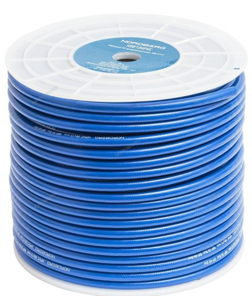 Шланг воздушный гибридный PVC диаметр 8х12 мм, 1 м NORDBERG H0812HPVC