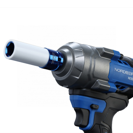 Головка торцевая ударная глубокая тонкостенная NORDBERG 241-717W, 1/2", 17 мм для колесных дисков