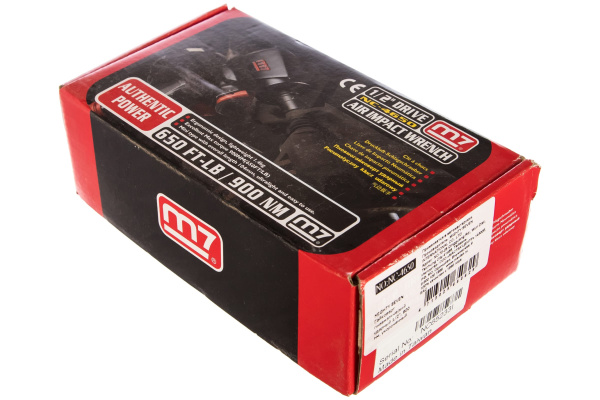 Гайковерт пневматический ударный MIGHTY SEVEN NC-4650, 1/2", 900 Нм, укороченный