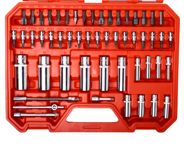 Набор инструментов 1/4" & 1/2" 6-гранный (в кейсе) 114 предметов JTC-H114C