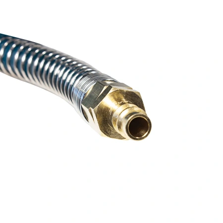 Шланг витой полиуретановый 10мм х 14мм х 20м с быстроразъемами (латунь, максимальное давление - 15bar, рабочая температура от -20 до +60 гр.)