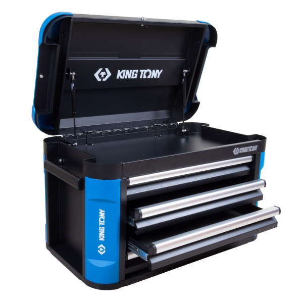 Инструментальный ящик KING TONY 87G11-4B-BK, 4 ящика и отсек