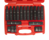 Набор бит ударных JTC-J616C (3/4", SPLINE Е18-24, TORX Т60-100, HEX Н17-24, с держат. 3/4", 1", 107 мм, 16 пр.)