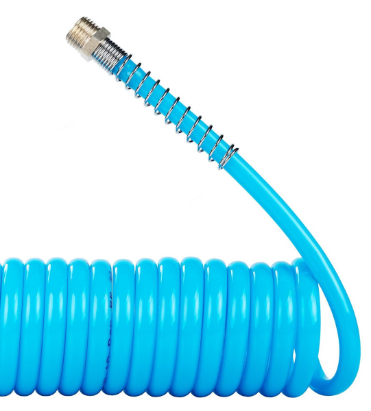 Шланг воздушный спиральный полиуретановый NORDBERG HS0612PU, Ø6х8 мм, 12 м