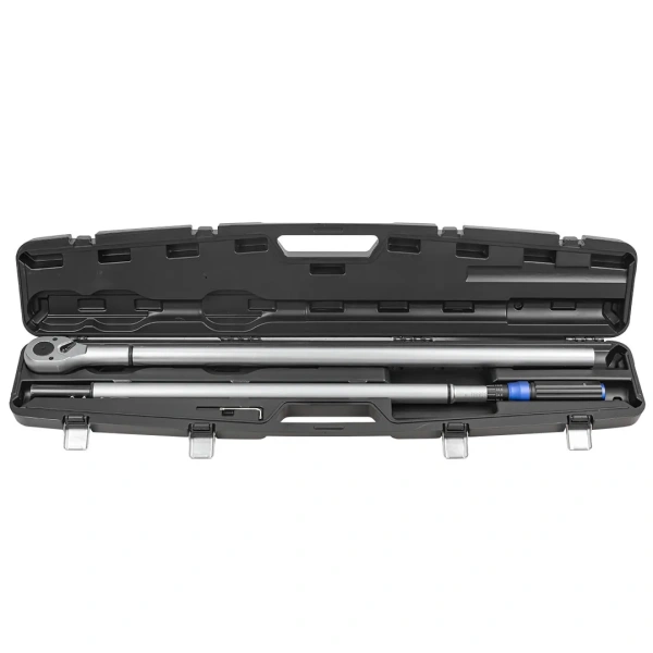 Ключ динамометрический щелчкового типа с быстрой фиксацией ''Premium''480-1500Нм,1'',в пластиковом кейсе