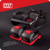 Аккумуляторная дрель-шуруповерт MIGHTY SEVEN  DD-101AP, 18 В, импульсная, кейс, в комплекте набор бит