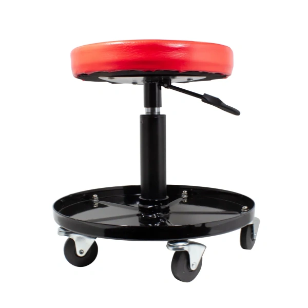 Стул автослесаря вращающийся регулируемый на колесах (h min-425мм, h max-540мм, диаметр-300мм)