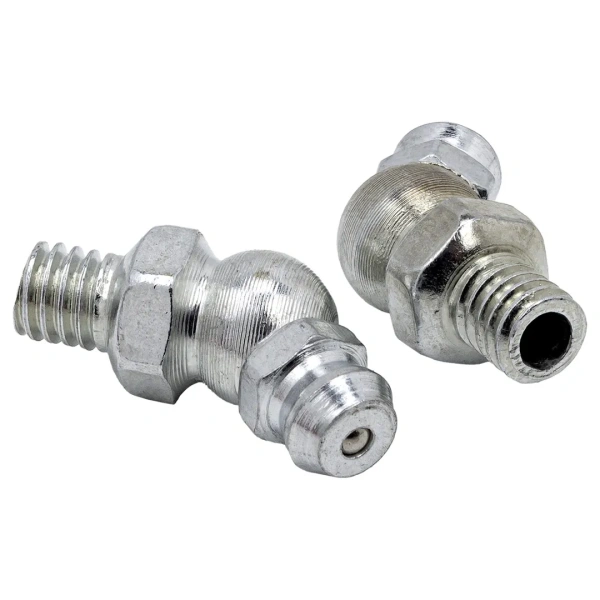 Пресс-масленка 6мм угловая (45град.), комплект 10 шт.