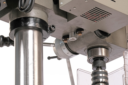 Станок сверлильный профессиональный NORDBERG ND2554PV (1100 Вт, 25 мм, вариатор скорости, нарезание резьбы, тиски)