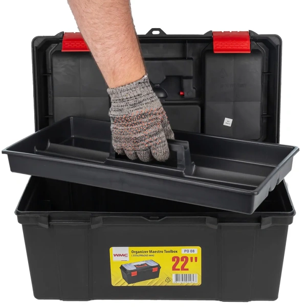 Ящик пластмассовый 22'', 555x290x265мм