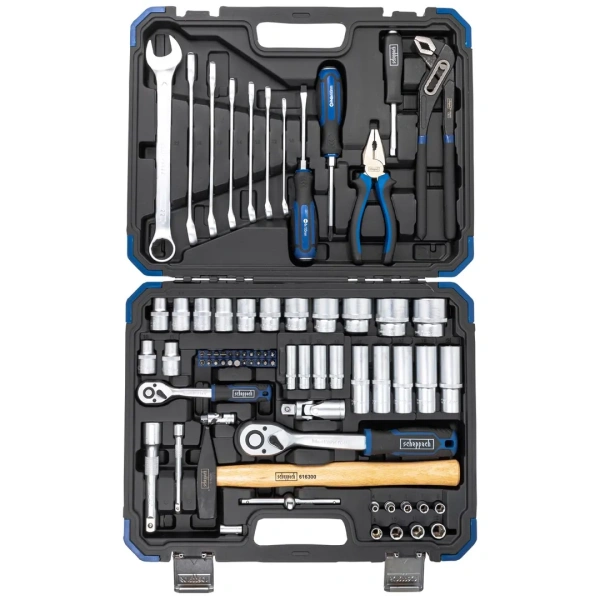 Набор инструментов 74пр.1/4'', 1/2'' (6гр.)