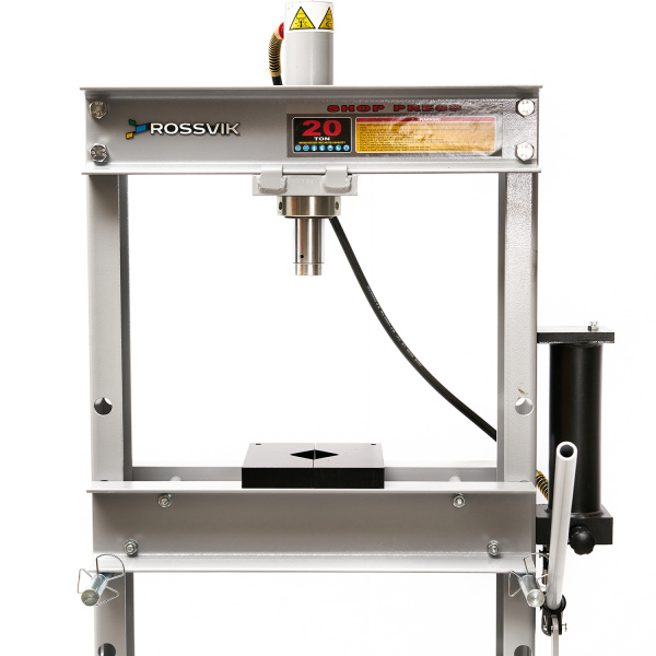 Пресс гидравлический напольный с педалью Rossvik HJ0805C.7040.5005 (20 т, серый RAL 7040/синий RAL 5005)