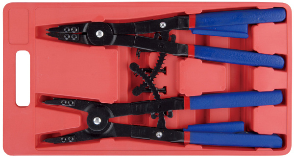 Съемник стопорных колец 2 шт со сменными носами 16" AE&T TA-H1037