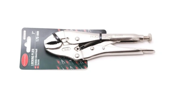 Зажим гейферный с ''овальными губками''''Profi''7''-175мм, в блистере