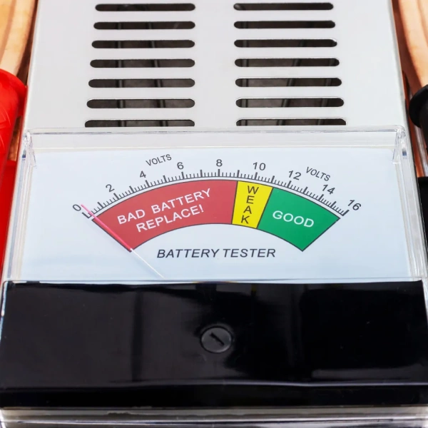 Тестер аккумуляторных батарей аналоговый 12V, 125A, 200Ah
