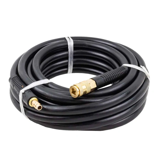 Шланг резиновый воздушный армированный с фитингами 10мм х 17мм х 10м (20-60бар, раб. t от -30 до +70°С)