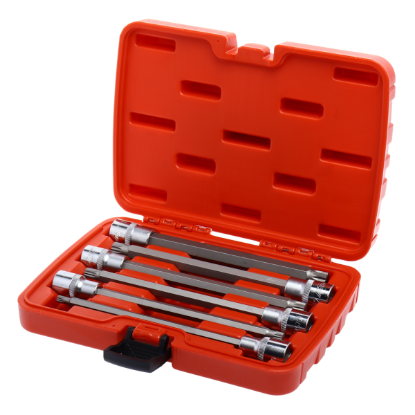 Набор головок с насадкой удлиненные JTC 7260 (1/2", в кейсе, 6 предметов, M6-M14)