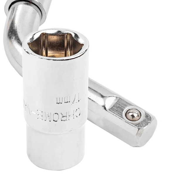 Ключ балонный телескопический с переставной головкой 17-19мм