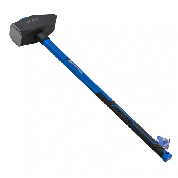 Молоток с фиберглассовой ручкой и резиновой противоскользящей накладкой (10000гр.,L ручки-800мм)