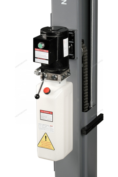 Подъемник 380V 2х стоечный с нижней синхронизацией г/п 4,5т NORDBERG N4124AM-4,5G