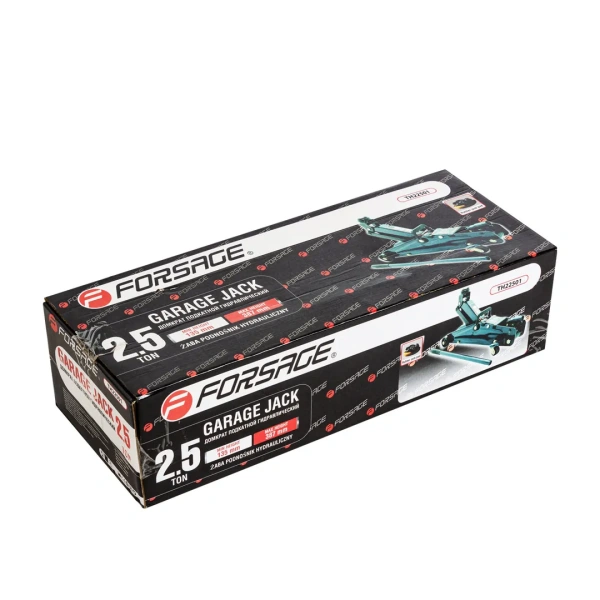 Домкрат подкатной гидравлический 2,5т (h min 135мм, h max 387мм) с резиновой накладкой