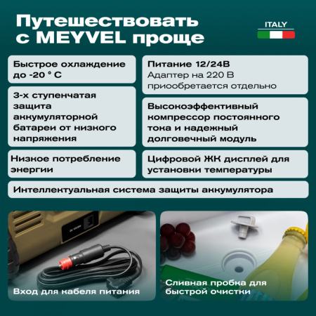 Автохолодильник Meyvel AF-U45-travel