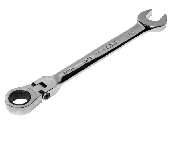 Ключ комбинированный трещоточный шарнирный JTC 3455 (15х15 мм)