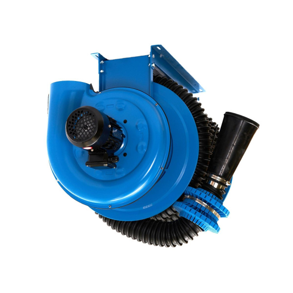 Катушка для удаления выхлопных газов ROSSVIK CA500007610ABS55F (шланг 76 мм*8 м, с вентилятором)