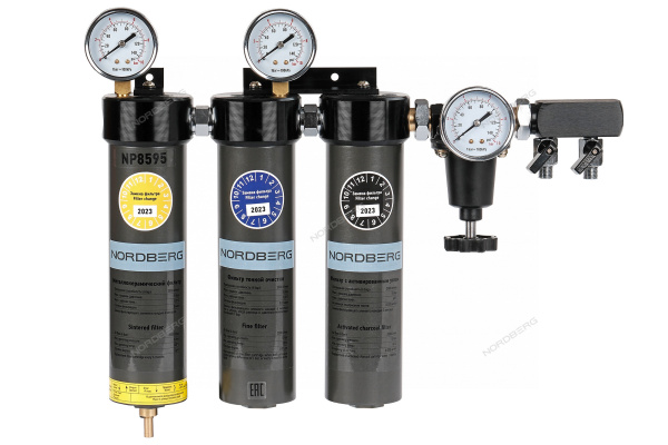 Фильтр группа трехступенчатая до 0,01 мкм NORDBERG NP8595