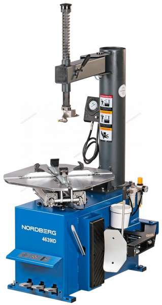 Станок шиномонтажный NORDBERG 4639ID(B) полуавтомат, односкоростной, зажимы 12-24"