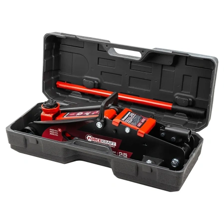 Домкрат подкатной гидравлический 2,5т в кейсе