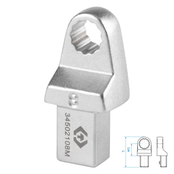 Насадка накидная серии FIT KING TONY 34502108M (8 мм, 9х12 мм)