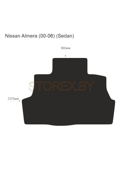 Nissan Almera (00-06) (Sedan) Багажник copy