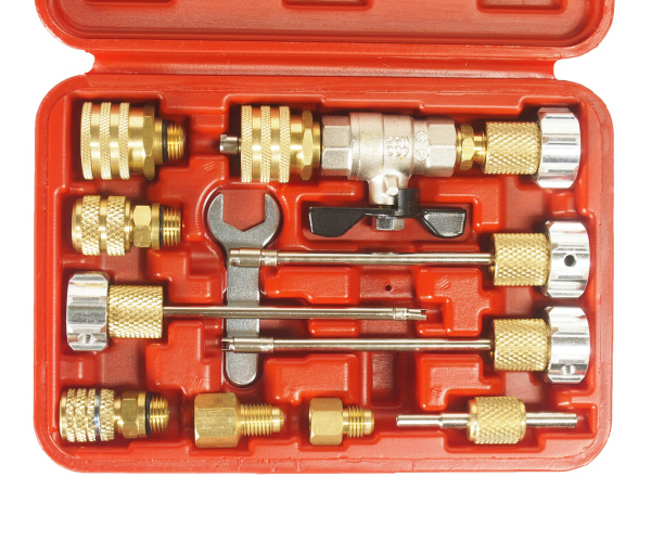 Приспособление для снятия и установки клапанов автокондиционера JTC 1360A (в кейсе)