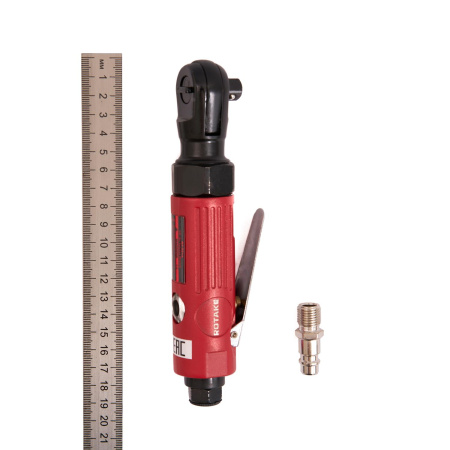 Пневмотрещотка ROSSVIK RT-5219 (3/8", 41 Нм, 240 об/мин, 85 л/мин, 6,2 бар, 0,5 кг)