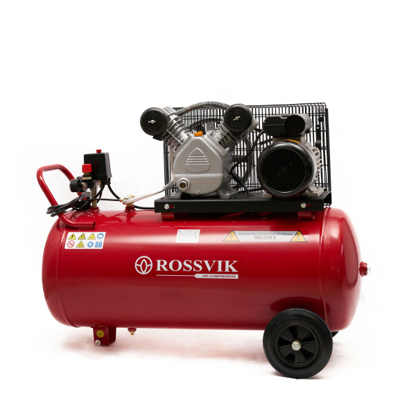 Компрессор поршневой ROSSVIK СБ4/С-100.LB24 (360 л/мин, 10 бар, ресивер 100 л, 380 В/2,2 кВт)