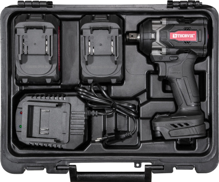 BBIW12890 Гайковерт ударный аккумуляторный бесщёточный 1/2"DR, 21В, 890 Нм Thorvik