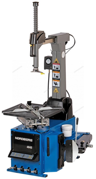 Станок шиномонтажный автомат двухскоростной NORDBERG 4642(B) (стол с накладками, 380 В, синий)