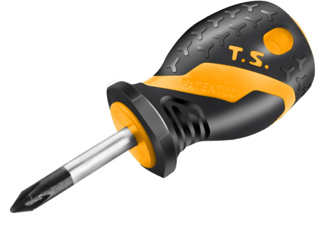 Отвертка крестовая "GRIPro" Phillips №1 38 мм TOLSEN TT20133