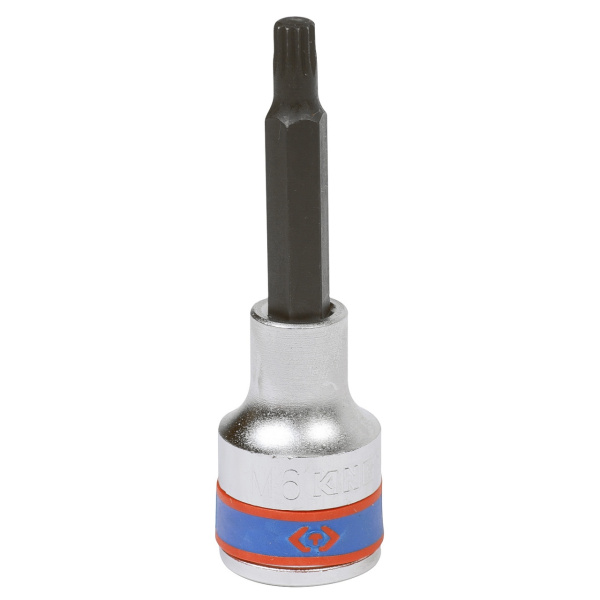 Насадка (бита) торцевая 1/2" SPLINE, M06, L = 80 мм KING TONY 403606