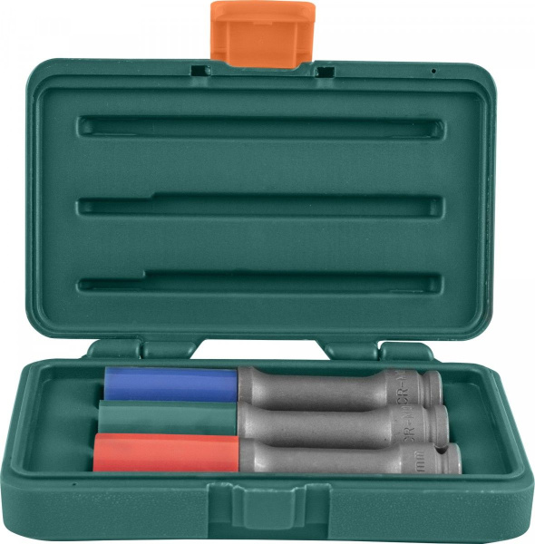 Набор головок торцевых ударных тонкостенных для колесных дисков 17,19,21 мм JONNESWAY S18AD4103S