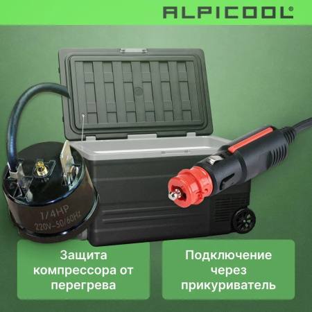Автохолодильник Alpicool U75 (12/24)
