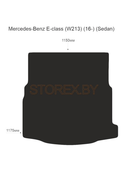 Mercedes-Benz E-сlass (W213) (16-) (Sedan) Багажник copy