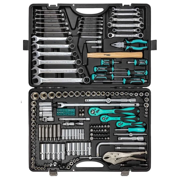 Набор инструментов 202пр. 1/4'', 3/8'', 1/2''(6гр.)