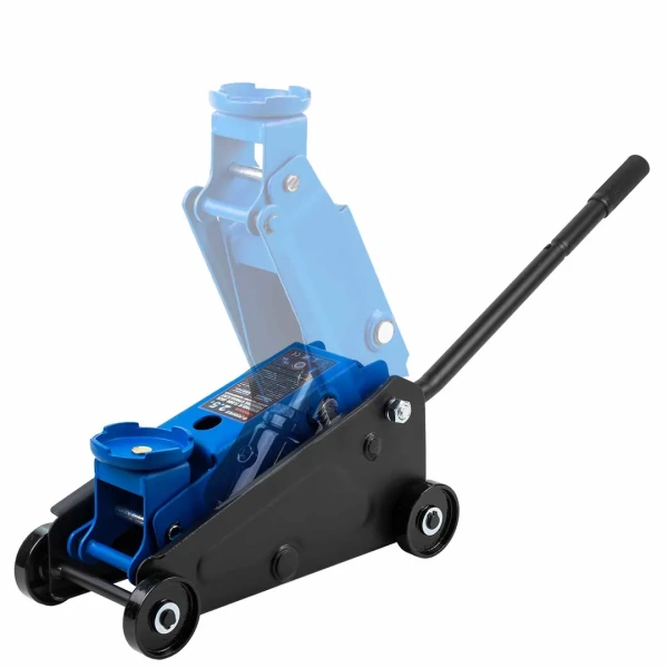 Домкрат подкатной гидравлический 2,5т ''Компакт''для кроссоверов и микроавтобусов +чехол для хранения(h min 135мм,h max 395)