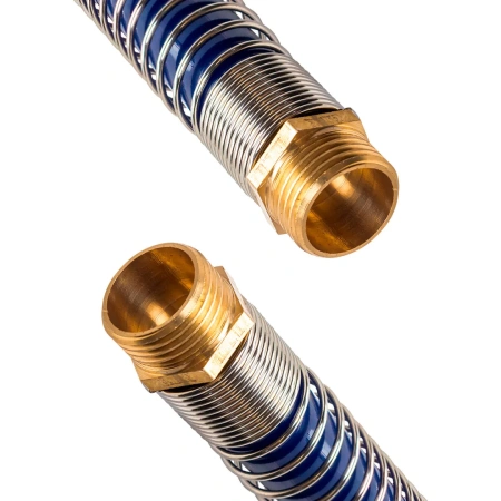 Шланг витой полиуретановый 12мм х 18мм х 20м с резьбовыми наконечниками 1/2''