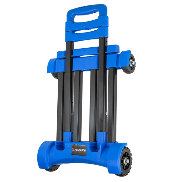 Тележка платформенная складная с телескопической ручкой+набор эластичных шнуров(в разложенном виде:41х36х98см,в сложенном:52х30х11см,г/п50кг)