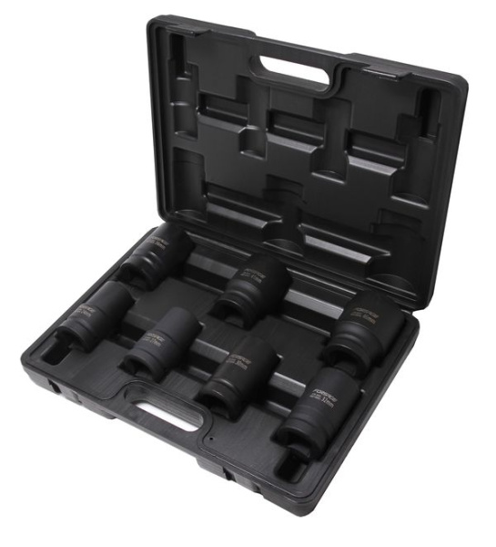 Набор головок ударных глубоких 7пр.1''(6гр.)(24,27,30,32,36,41,46мм) в кейсе