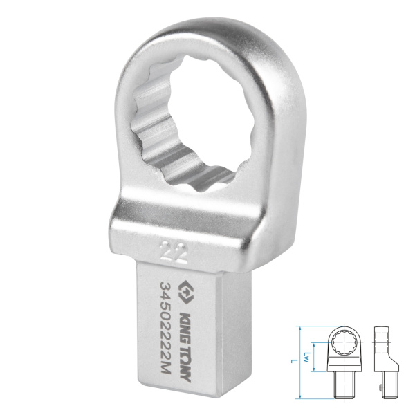 Насадка накидная серии FIT KING TONY 34502222M (22 мм, 14х18 мм)